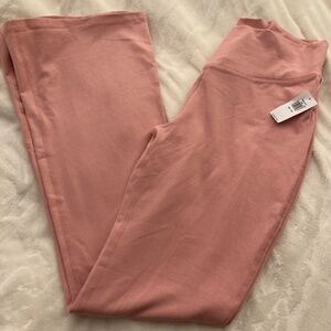 NWT pink flare yoga pants